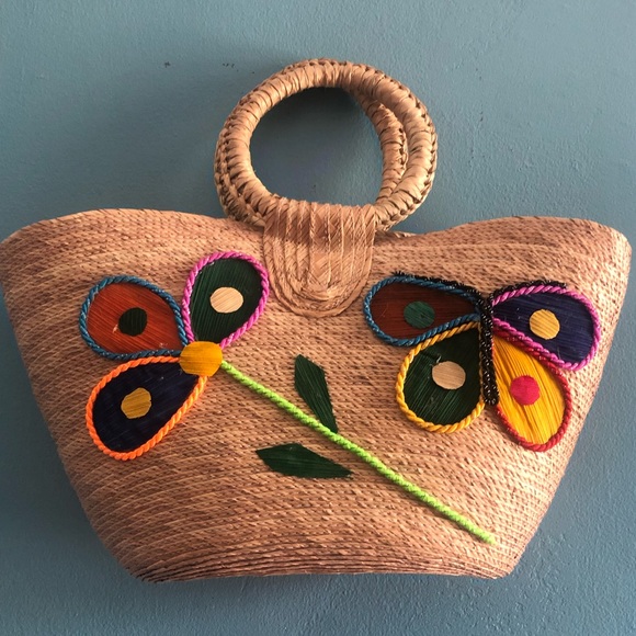 Hand Woven Mexican Hand Bag - Picture 2 of 4